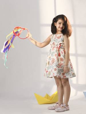  girls' multi color dress 2