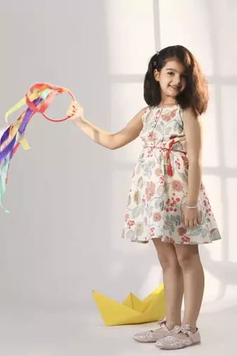  girls' multi color dress