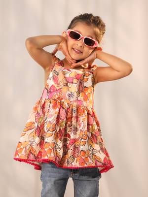  girls' multi color tunic 1