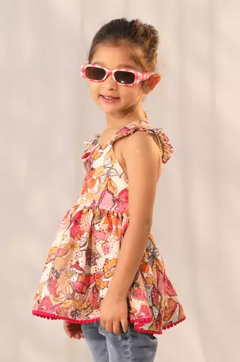  girls' multi color tunic