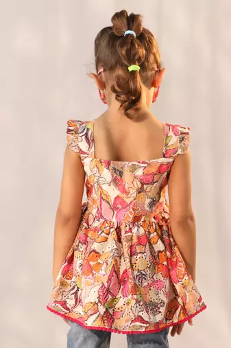  girls' multi color tunic