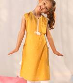  girls' mustard only kurta