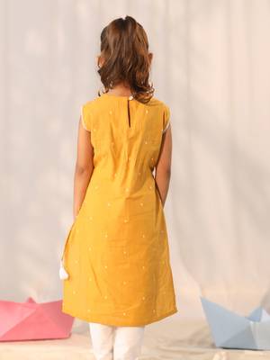  girls' mustard only kurta 3