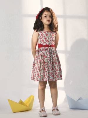  girls' aqua dress 1