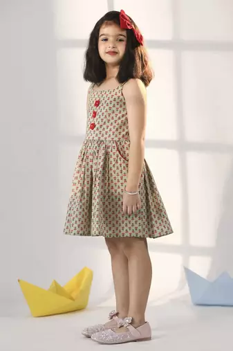  girls' mint green dress