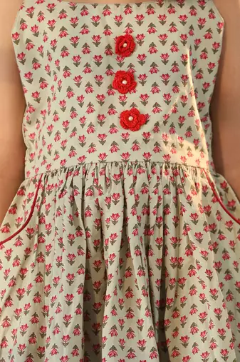  girls' mint green dress