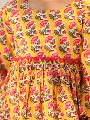  girls' yellow dress 4