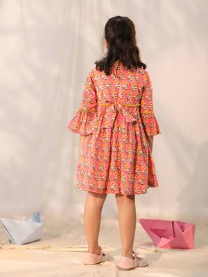  girls' pink dress 3