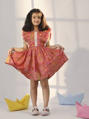  girls' pink dress 1