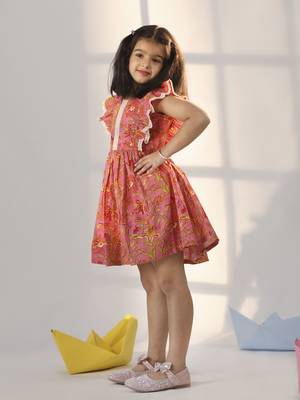  girls' pink dress 2