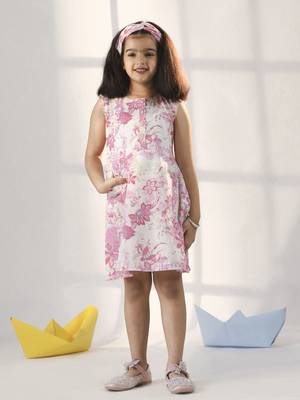  girls' pink dress 1