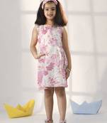 girls' pink dress