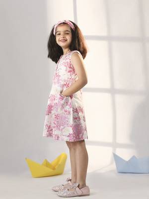  girls' pink dress 2