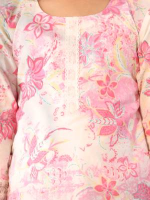  girls' pink only kurta 4