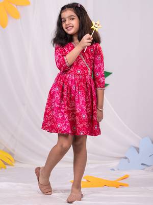  girls' pink dress 1