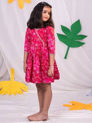  girls' pink dress 2
