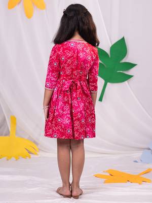  girls' pink dress 3