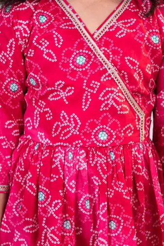  girls' pink dress