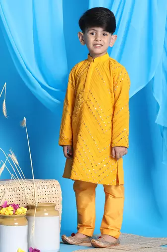 Shrestha by yellow kurta pyjama set