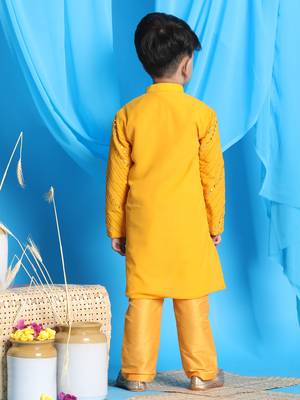 Shrestha by yellow kurta pyjama set 3