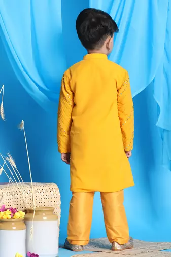 Shrestha by yellow kurta pyjama set