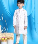 Shrestha by white kurta pyjama set