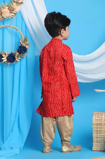 maroon and rose gold kurta patiala set