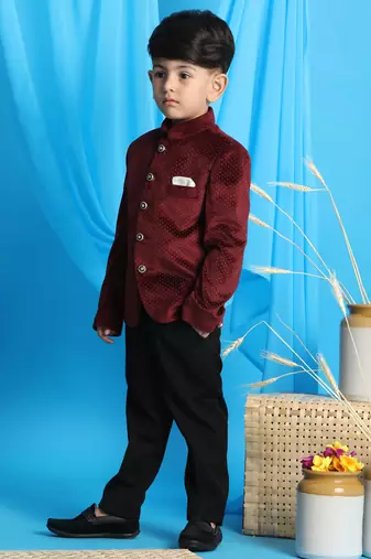 maroon jodhpuri