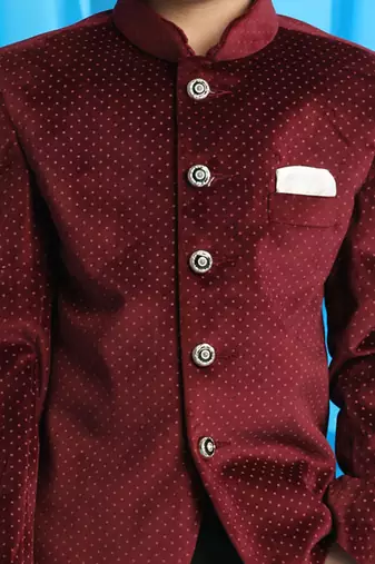 maroon jodhpuri