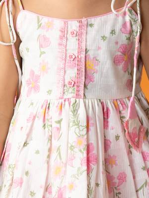  girls' multicolour kurta palazzo set 4