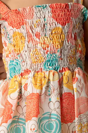  girls' multicolour kurta and patiala