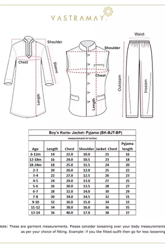 maroon and mustard jacket, kurta and pyjama set