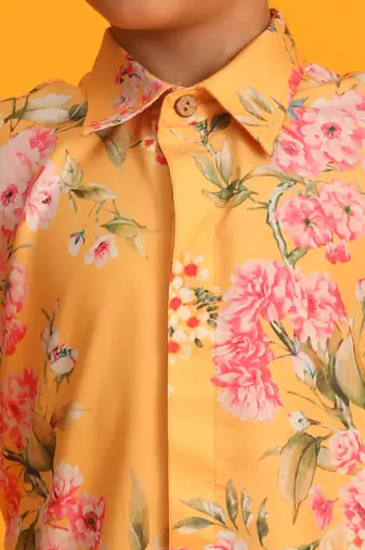 multicolor base yellow kurta patiala set