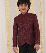 boys' maroon jodhpuri