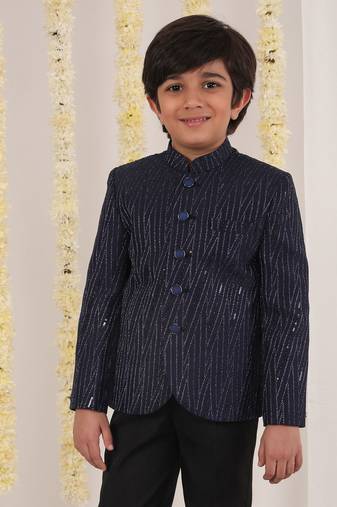  boys' navy blue jodhpuri
