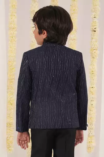 navy blue jodhpuri