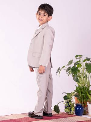 white and gray shirt blazer waist coat and pant 2