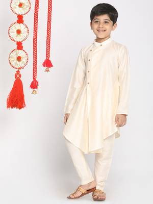 cream kurta pyjama set 1