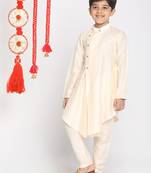 cream kurta pyjama set