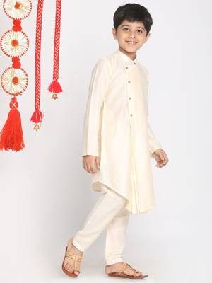 cream kurta pyjama set 2