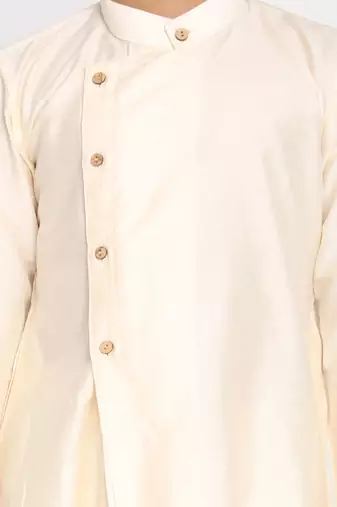 cream kurta pyjama set