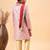 Vastramay boys' pink sherwani set