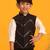 Vastramay boys' black nehru jacket