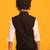 Vastramay boys' black nehru jacket