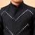 Vastramay boys' black jacket, kurta and pyjama set