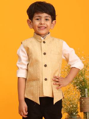 gold nehru jacket 1