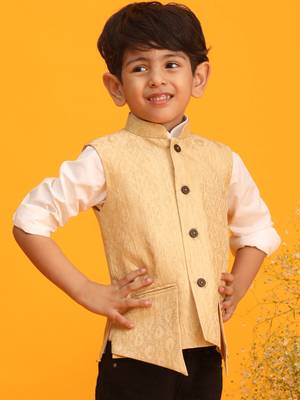 gold nehru jacket 2