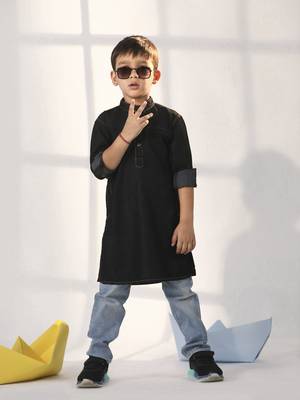 black kurta 1