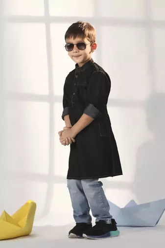 black kurta