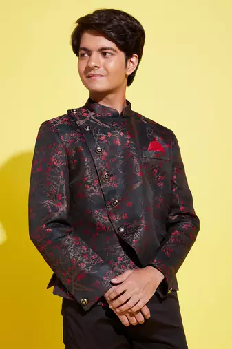 Vastramay yuva boys' maroon jodhpuri